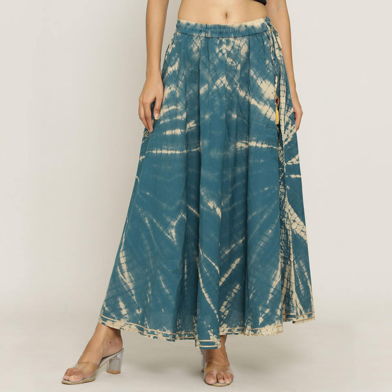 Rang Deep Women Rama Green Skirt Skirt Rangdeep-Fashions 