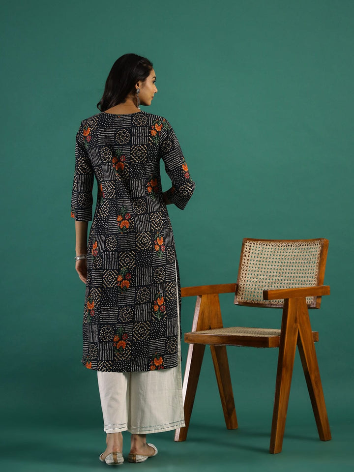 Bhandej cotton kurti muslin kurta Rangdeep-Fashions 