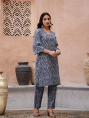 Floral Printed Kurta Set Kurti set SANSKRUTI HOMES 