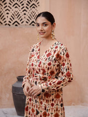 Floral Printed Women Dress Cotton Flex Kurti Rangdeep-Fashions 