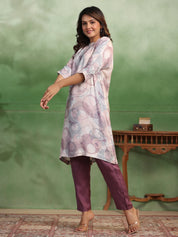 Pink Cotton Kurta Set for Women Kurti set Rangdeep-Fashions 