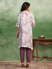 Pink Cotton Kurta Set for Women Kurti set Rangdeep-Fashions 