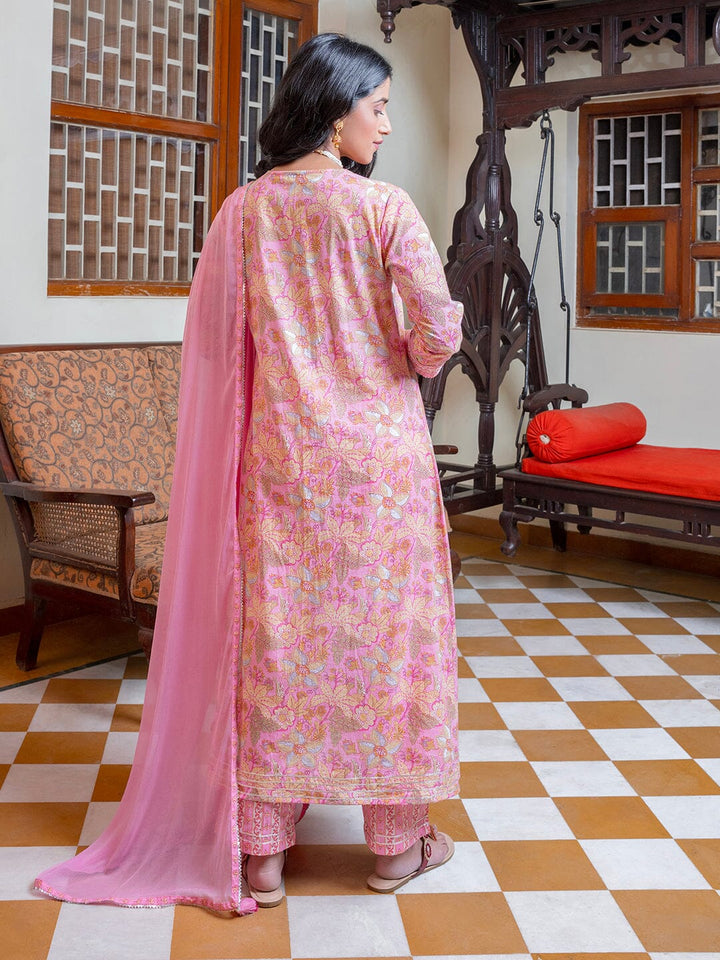 Pink Muslin Kurta for Women muslin kurta SANSKRUTI HOMES 