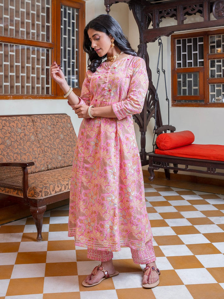 Pink Muslin Kurta for Women muslin kurta SANSKRUTI HOMES 