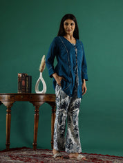 Set of 3 Floral Printed Kurta Set Kurti set Rangdeep-Fashions 