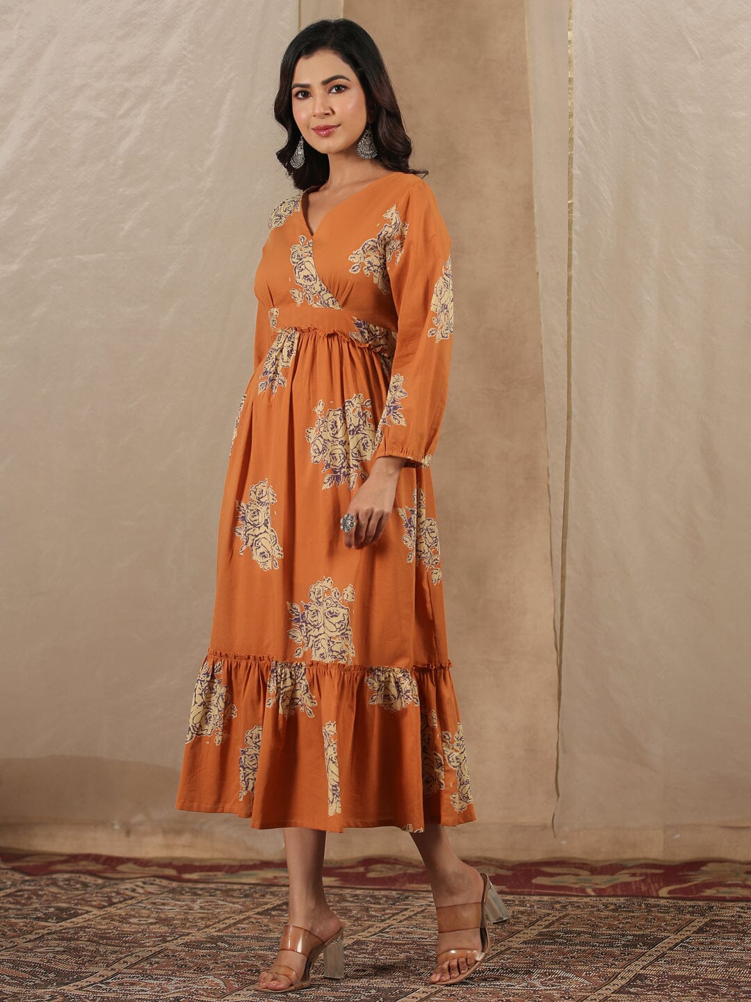 Women Pure Cotton Kurta dress Kurti Rangdeep-Fashions 