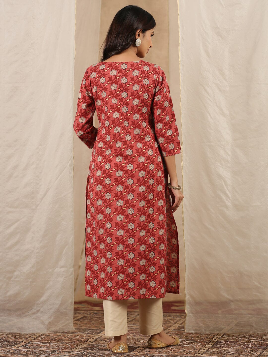 Women Pure Cotton Kurta Kurti Rangdeep-Fashions 