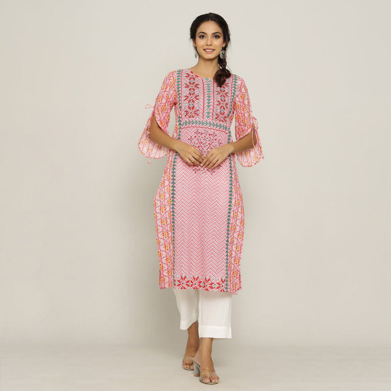 Rang Deep Pink Kurta Kurti Rangdeep-Fashions 