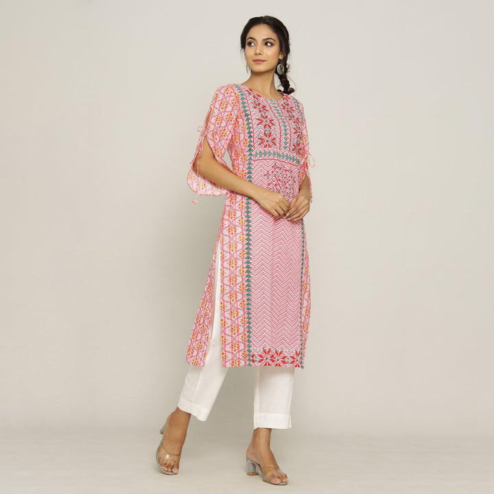 Rang Deep Pink Kurta Kurti Rangdeep-Fashions 