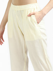 Rangdeep Ivory Cotton Pant with Pockets Cotton Pant Rangdeep-Fashions 