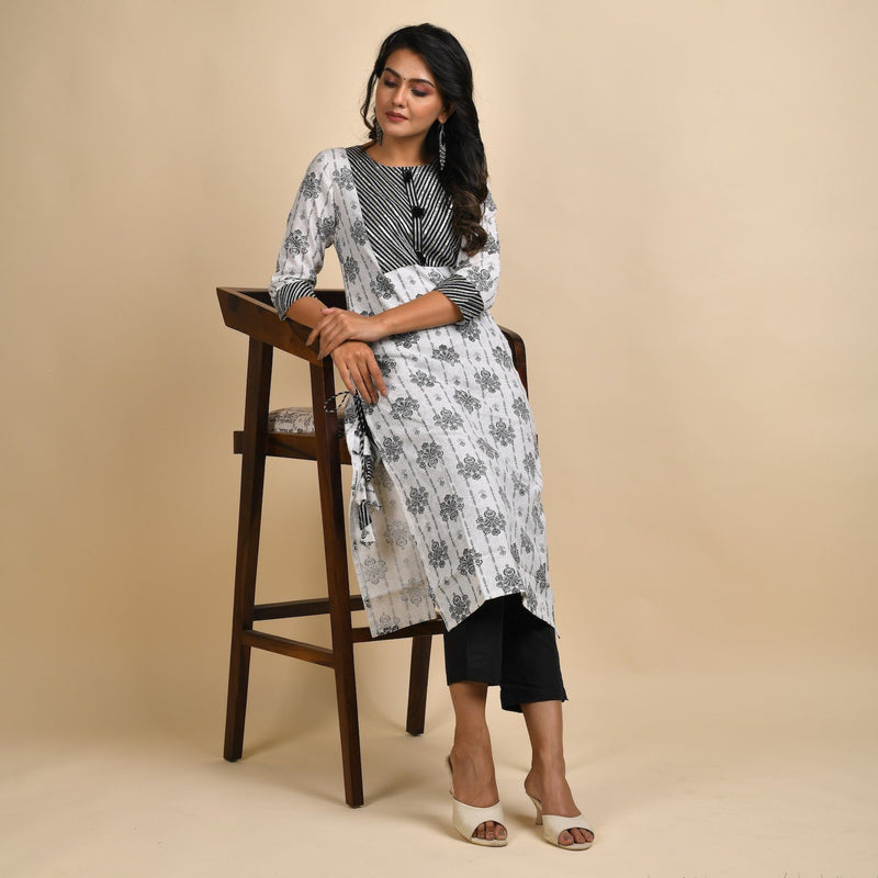 RangDeep Women Calf Length Straight Kurti Kurti Rangdeep-Fashions 