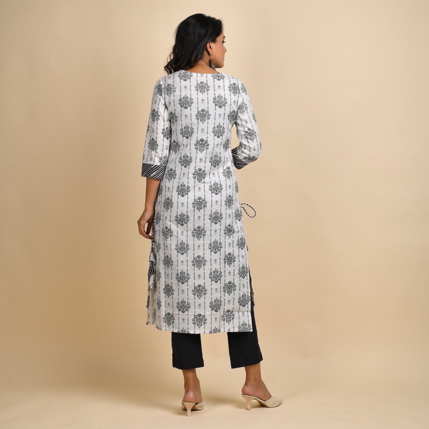 RangDeep Women Calf Length Straight Kurti Kurti Rangdeep-Fashions 