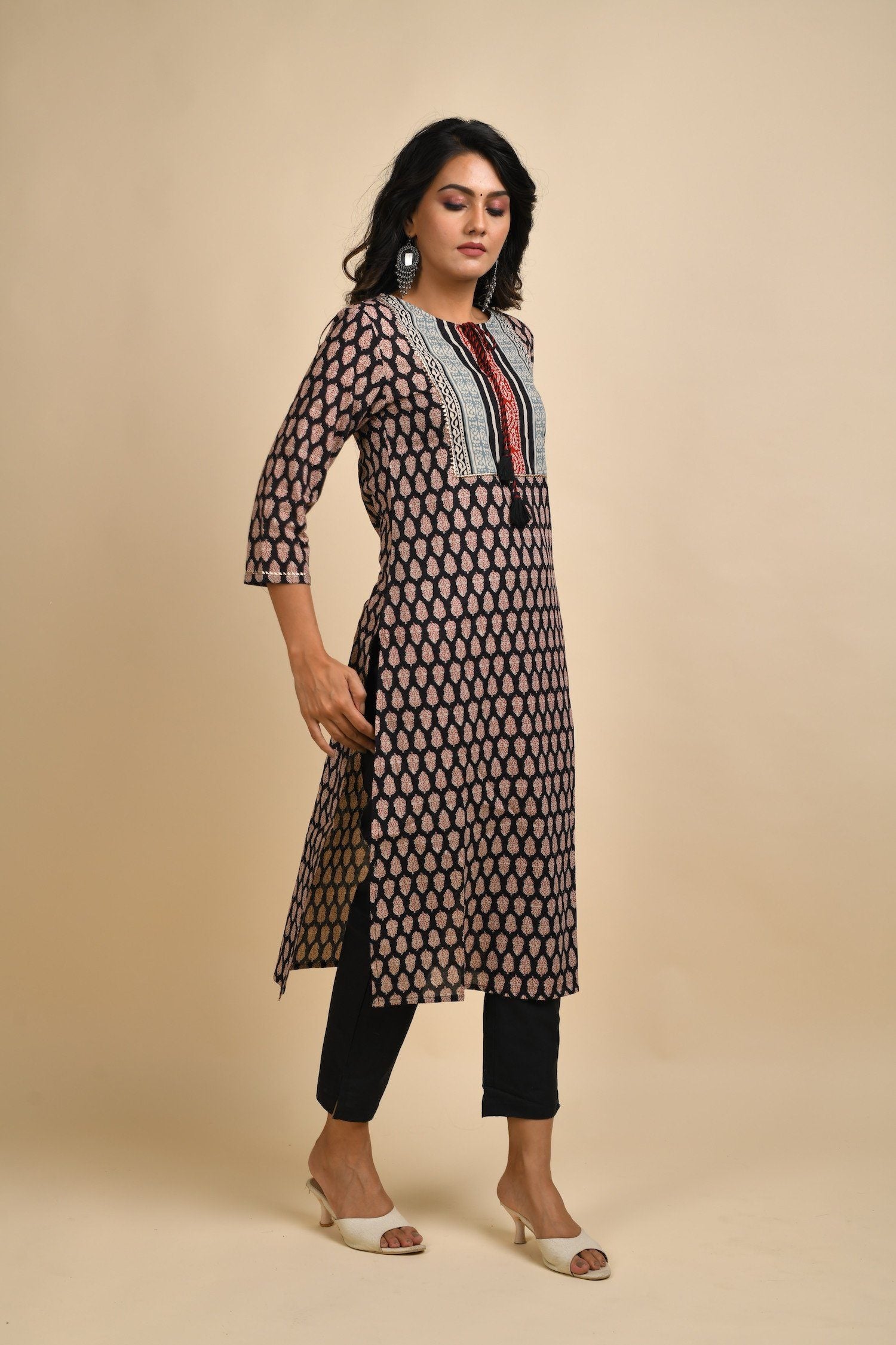 RangDeep Women Calf Length Straight Kurti Kurti Rangdeep-Fashions 