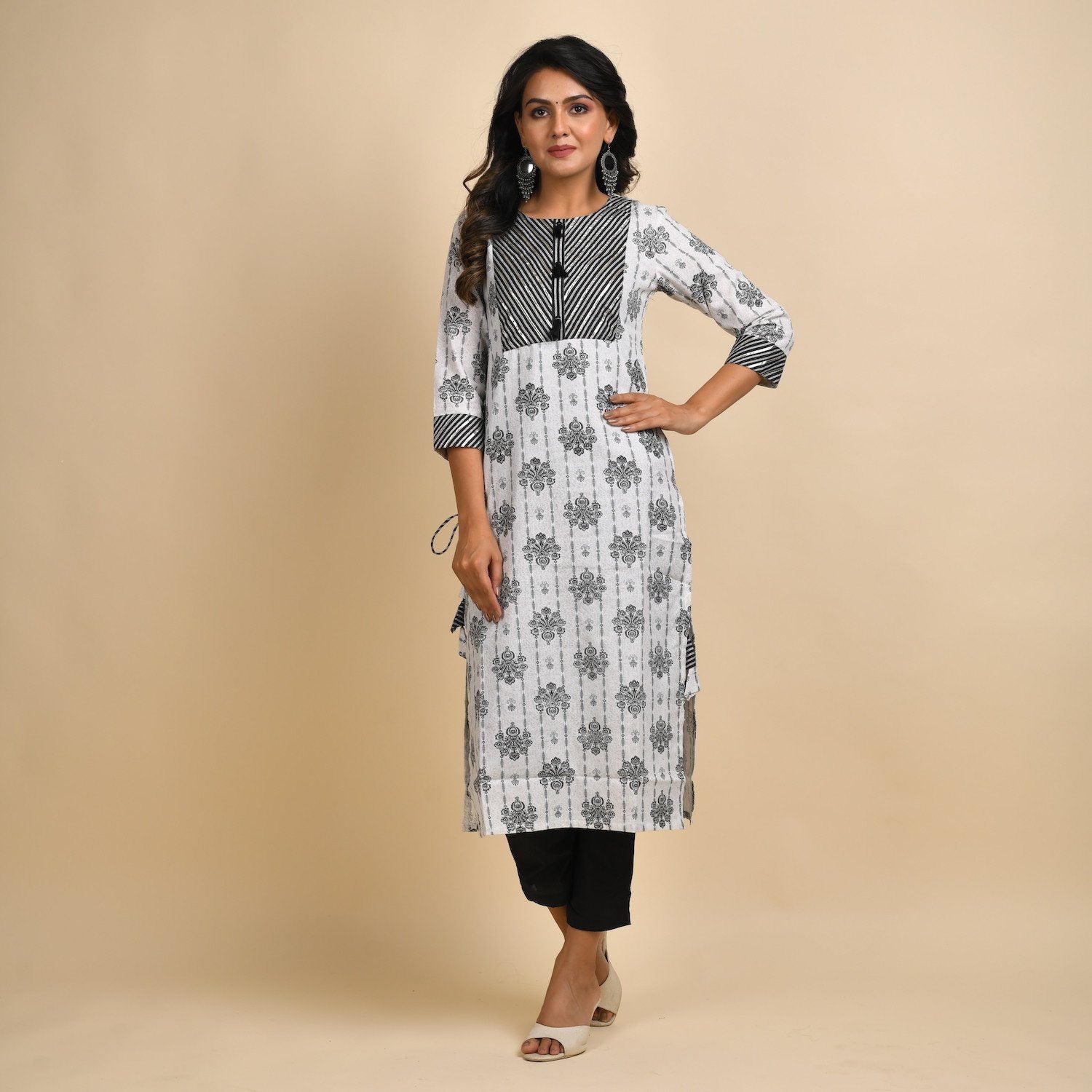 RangDeep Women Calf Length Straight Kurti Kurti Rangdeep-Fashions 