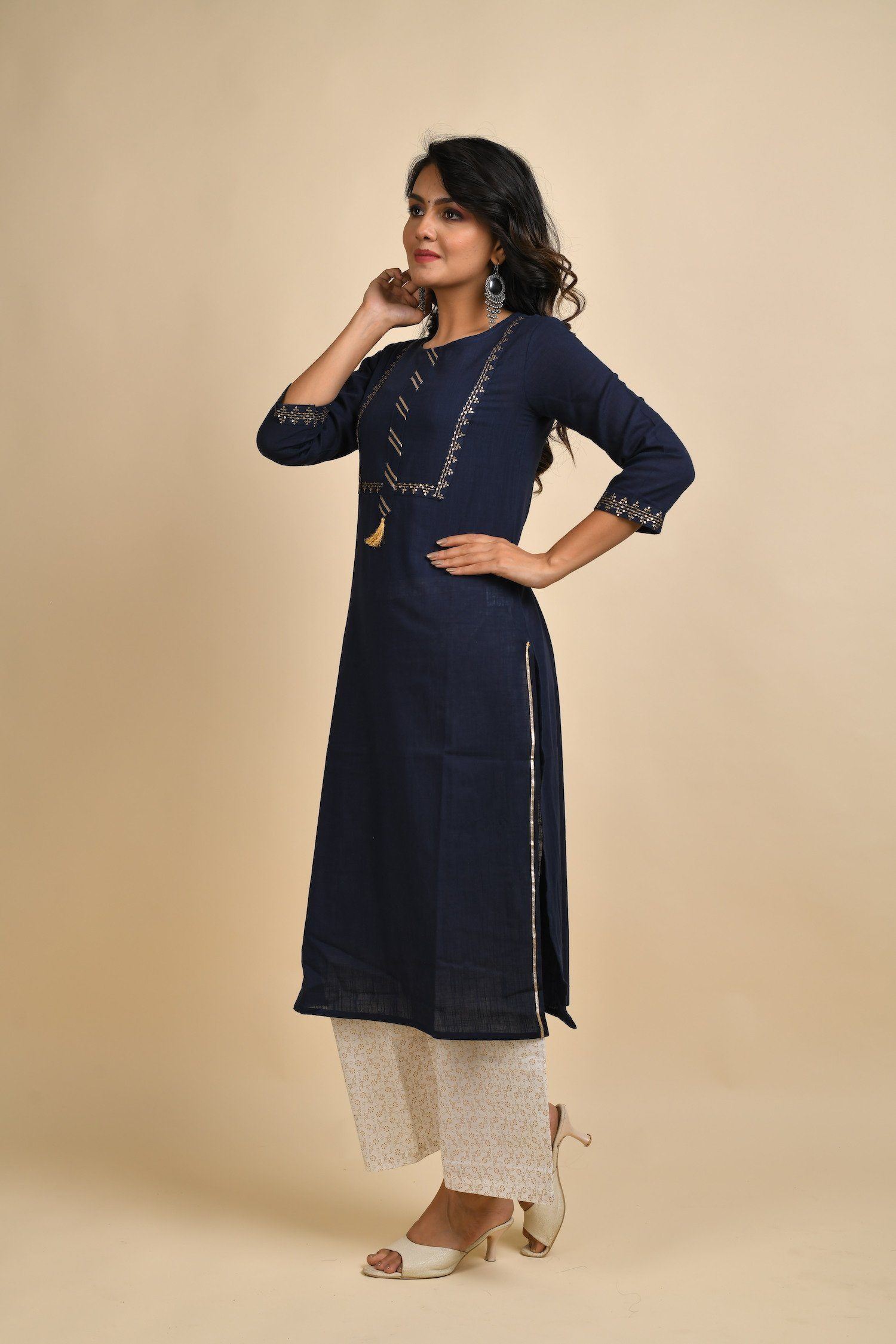 RangDeep Women Cotton Straight Kurta Kurti Rangdeep-Fashions 