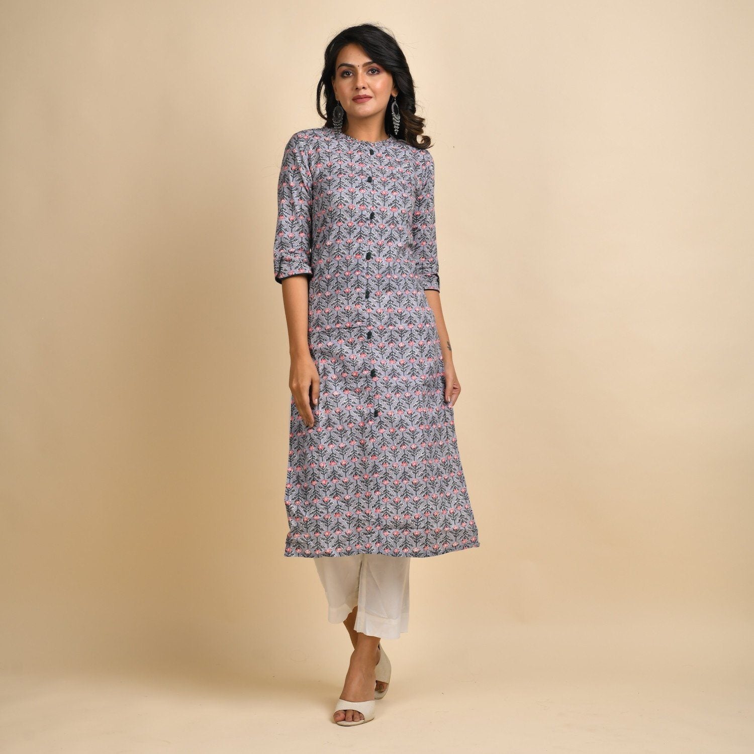 RangDeep Women Cotton Straight Kurta Kurti Rangdeep-Fashions 