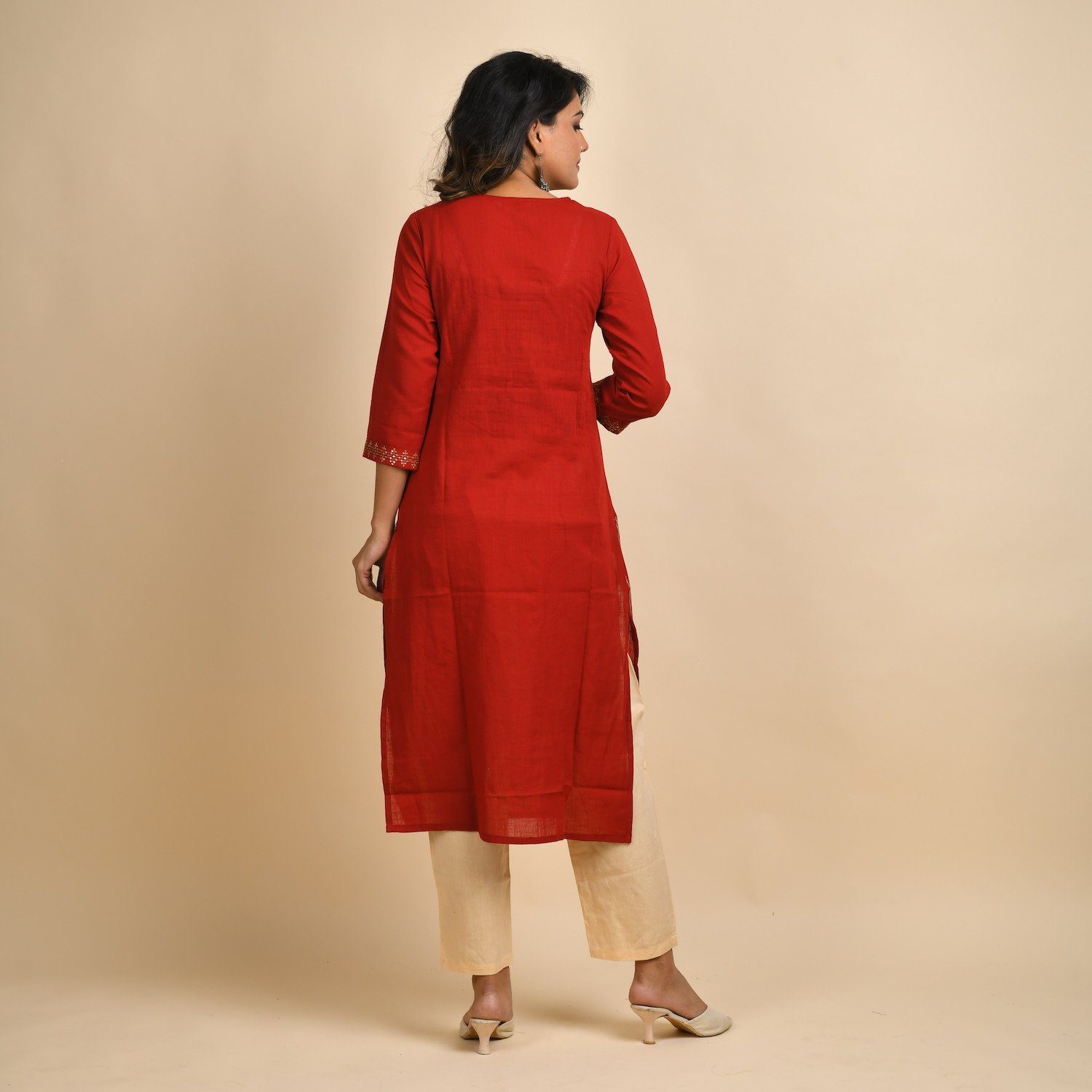 RangDeep Women Cotton Straight Kurta Kurti Rangdeep-Fashions 