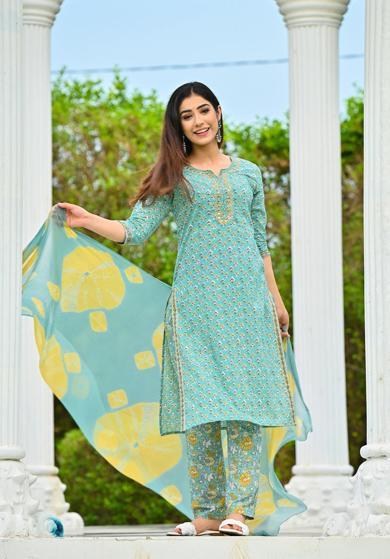 Buy Cotton Fabric Suits for Women | Latest Cotton Dresses Design 2023 –  Zeenwoman